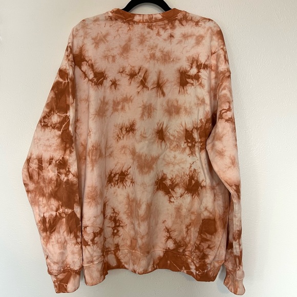 Missguided Tall Orange Tie Dye Crewneck - Picture 4 of 7